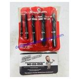 Snap-On 5 Piece Left Hand Drill Bit Set