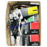 Soldering Gun, Grease Gun, Bearings, Etc
