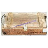 Military Ammunitions Crate w/ Cable & Clevises