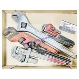6 Pipe/Crescent Wrenches