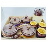 Stoneware Soup Bowls, Condiment Pots & Canning