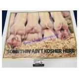 Framed Pile Of Pigs Poster. 25ï¿½x18ï¿½