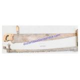 2 Antique Saws (1 Missing Handle)