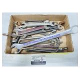 Lot of Open-Ended and Box Wrenches