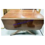 Wooden Metal Foot Folding Side Table (56x40x30')