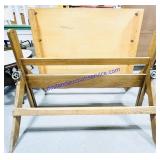 Wooden Adjustable Drafting Table (Missing Bolts,