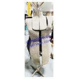 4' Tall Antique Adjustable Dress Form
