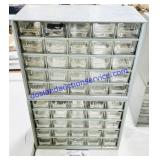 2 Empty Plastic Parts Bins