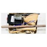 Canvas Bag, Drill Bit Set, Hammer, Etc