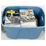 Tote of >100 Model Railroad Magazines