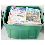 Tote of >100 Model Railroad Magazines