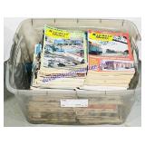 Tote of >100 Model Railroad Magazines