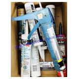 Mixed Silicone Caulk Tubes