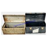 1 Metal & 1 Plastic Tool Boxes