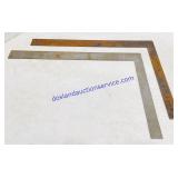 2 Metal Squares 24 x 16'