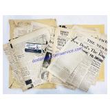 Lot of East Coast Pre-WW2 Newspapers