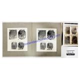 3 Fingerprint Profile Antique Photographs