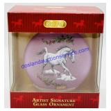 Breyer Artist Signature Glass Ornament