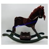 Wooden Rocking Horse Decoration