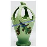 Weller Pottery Oak Pattern Basket Vase