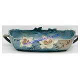 Roseville Pottery Magnolia Blue Console Bowl