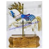 Americana Ceramic Musical Figurine