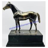 Plastic Base Metal Model Horse Figure