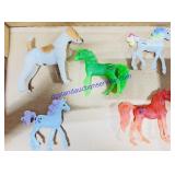 4 Bayala Unicorns & Jack Russel Model Dog