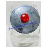Tilted Glass General Store Candy Jar with Lid