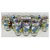 16 Collectors Smurf Glasses