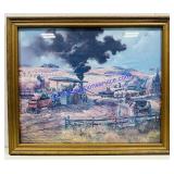 Framed Farm Print. 25ï¿½x21ï¿½