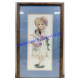 Framed Cross Stitching. 15ï¿½x24ï¿½