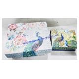 2 Decorative Storage Boxes