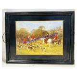 Fox Hunt Serving Tray. 17ï¿½x13ï¿½