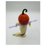 Jim Shore Heartwood Creek Mini Ghost in Pumpkin
