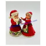 Jim Shore Santa and Mrs. Claus Mini figurine