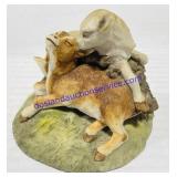 Animal Scene Resin Figurine