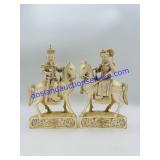 Chinese carved figural sculptures