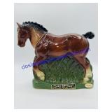 Ezra Brooks Heritage China Horse Decanter