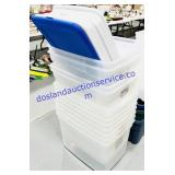 12 Lidded Sterilite Totes