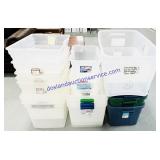 Large Lot of Unlidded Totes