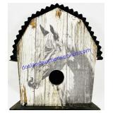 Wooden Horse Bird House