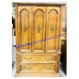 Basset Wooden Entertainment Center 36x18x57"