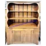 Wooden China Hutch 17x48x68"