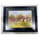Fox Hunting Serving Tray. 17ï¿½x13ï¿½