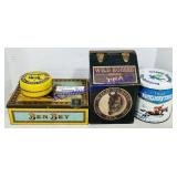 4 Antique Mixed Containers