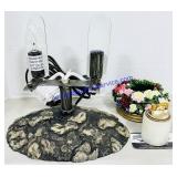 Marble Lighter, Lamp, & Candle Stand
