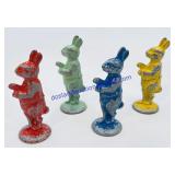 Milton Bradley Uncle Wiggily Metal Rabbit Pieces