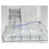Acrylic Clear Display Cases Various Sizes w/Lids