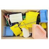 Lot of Plastic Dollhouse Furniture & Accessories